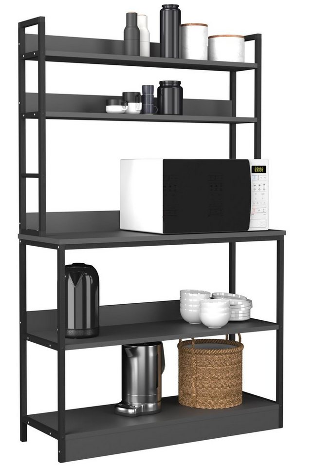 VCM Unterschrank Küchenschrank Kommode Buffet Mikrowelle Insasi von VCM