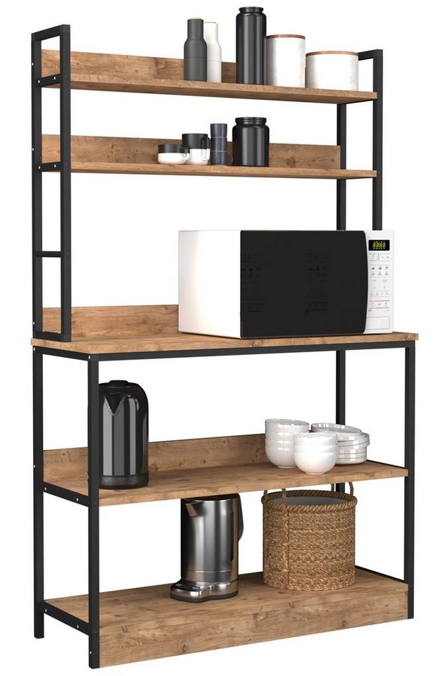 VCM Unterschrank Küchenschrank Kommode Buffet Mikrowelle Insasi von VCM