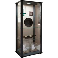 VCM Vitrine »Kavisa«, BxH: 50 x 114,5 cm, Holzwerkstoff/Glas - silberfarben von VCM