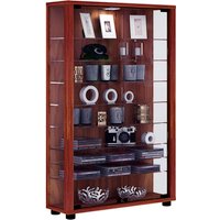 VCM Vitrine »Lumo Mini«, BxH: 59 x 90 cm, Holzwerkstoff/Glas - braun von VCM