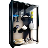 VCM Vitrine »Sintalo«, inkl. LED-Beleuchtung, BxH: 60 x 80 cm, Holzwerkstoff/Glas - schwarz von VCM