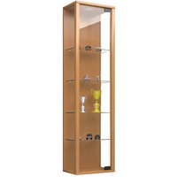 VCM Vitrine »Stano Mini«, mit LED-Beleuchtung, BxH: 33 x 113 cm, Holzwerkstoff/Glas - braun VCM Vitrine »Stano Mini«, mit LED-Beleuchtung, BxH: 33 x 113 cm, Holzwerkstoff/Glas - braun von VCM