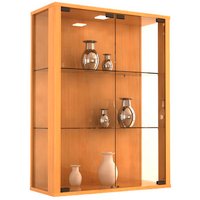 VCM Vitrine »Udina«, BxH: 60 x 80 cm, Holzwerkstoff/Glas - braun von VCM