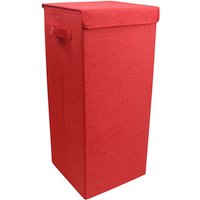 VCM Wäschebox »Dreso L«, BxHxL: 30 x 70 x 70 cm, Textil - rot von VCM