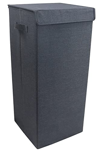 VCM Wäschekorb | Stoff Wäschebox | Wäschetruhe | Maße ca. H. 70 x B. 30 x T. 30 cm | Stoffbox mit Deckel - Dreso L VCM Wäschekorb | Stoff Wäschebox | Wäschetruhe | Maße ca. H. 70 x B. 30 x T. 30 cm | Stoffbox mit Deckel - Dreso L von VCM