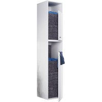 VCM Wäscheschrank »Klidas«, BxHxT: 40 x 184 x 39 cm, Holzwerkstoff - weiss von VCM