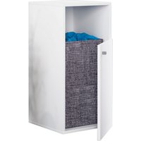 VCM Wäscheschrank »Klidas«, BxHxT: 40 x 74 x 39 cm, Holzwerkstoff - weiss von VCM