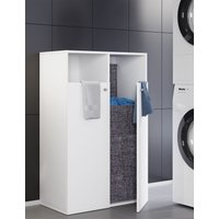 Wäscheschrank "Klidas XL" Weiß von VCM