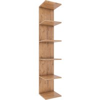 VCM Wandregal »Lazas«, BxHxL: 35 x 180 x 30 cm, Holzwerkstoff - beige von VCM