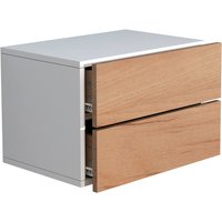 VCM Wandregal »Usal«, BxHxL: 45 x 30 x 32 cm - weiss von VCM