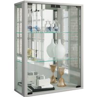 VCM Wandvitrine Udina mit Spiegel, silber von VCM