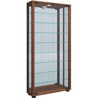 VCM Wandvitrine Vitrosa Maxi mit Spiegel, Kern-Nussbaum VCM Wandvitrine Vitrosa Maxi mit Spiegel, Kern-Nussbaum von VCM
