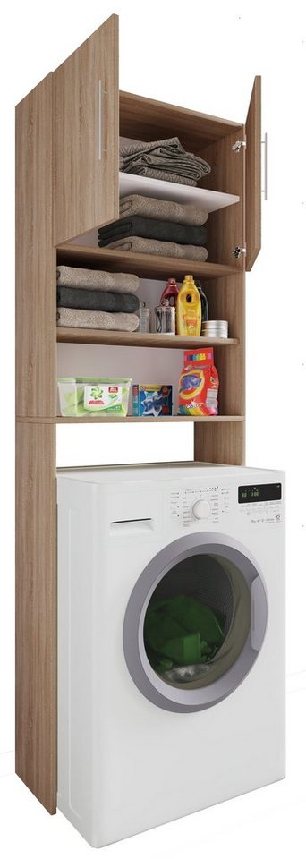 VCM Waschmaschinenumbauschrank Überbauschrank Waschmaschine Überbau Schrank Jutas von VCM