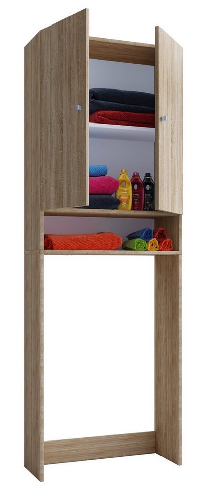 VCM Waschmaschinenumbauschrank Überbauschrank Waschmaschine Überbau Schrank Lona von VCM