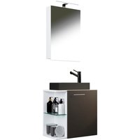 VCM Waschplatz-Set »Hausa«, 3-tlg., weiß - weiss von VCM