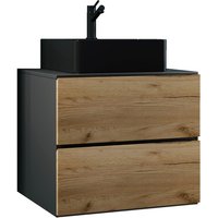 VCM Waschplatz-Set »Lendas«, 2-tlg., 60 cm, anthrazit - grau VCM Waschplatz-Set »Lendas«, 2-tlg., 60 cm, anthrazit - grau von VCM