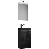 VCM Waschplatz-Set »Slito«, BxHxT: 41 x 130 x 22 cm - schwarz VCM Waschplatz-Set »Slito«, BxHxT: 41 x 130 x 22 cm - schwarz von VCM