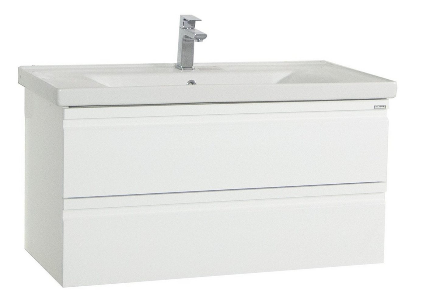 VCM Waschtisch 2-tlg. Waschplatz Waschtisch Drehtüren Silora XL von VCM