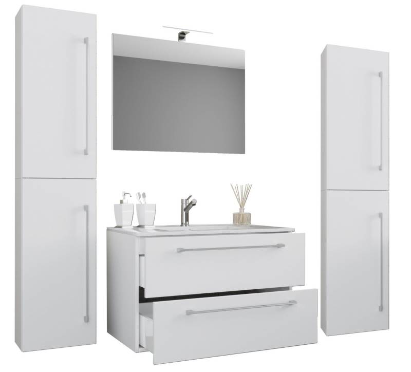 VCM Waschtisch 5-tlg. Waschplatz Waschtisch Badinos Schublade SP von VCM