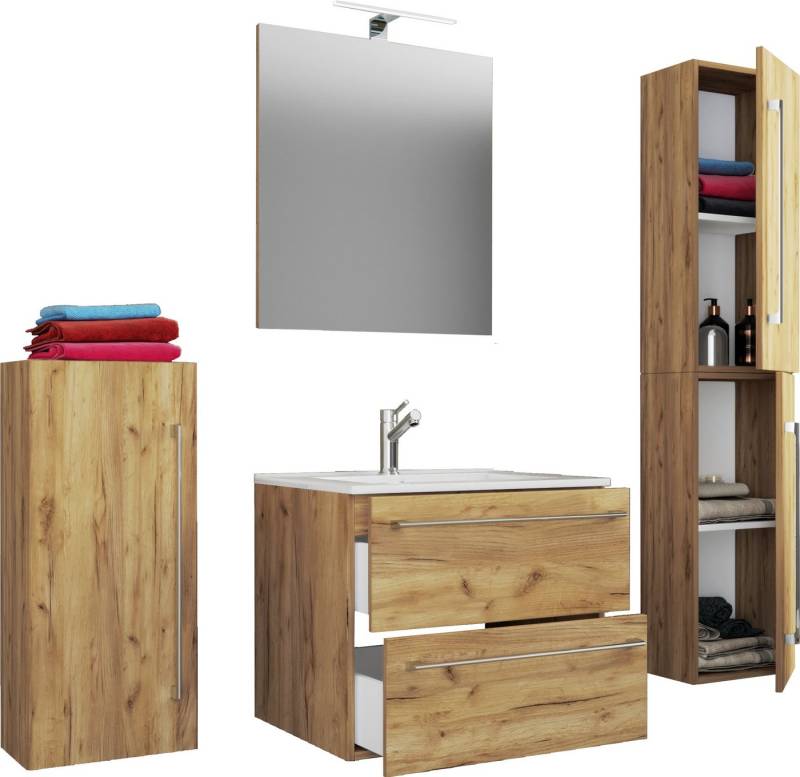 VCM Waschtisch 5-tlg. Waschplatz Waschtisch Badinos Schublade SP von VCM