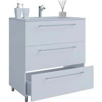 VCM Waschtisch-Set, Breite Waschtisch: 80 cm - weiss von VCM