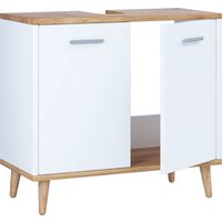 VCM Waschtischunterschrank, BxHxT: 59,9 x 56 x 28 cm - beige von VCM