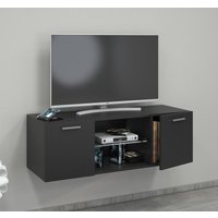 my media Lowboard Jusa 115 cm Schwarz von VCM