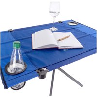 VCM Campingtisch blau Polyester-Mischgewebe B/H/L: ca. 50x50x80 cm von VCM