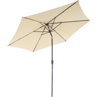 VCM Sonnenschirm creme Polyester-Mischgewebe H/D: ca. 230x290 cm von VCM