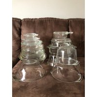 Pyrex Klarglas 018, 019, 022, 023, 024, 026 603-B Bohnenschalen 343, 344 Oval Etc von VCPvintagekitchen