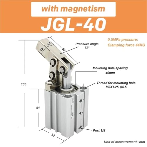 JGL ALC lever cylinder clamping rocker arm die air pressure clampi ALC25 ALC32 ALC40 ALC50 ALC63 JGL25 JGL32 JGL40 JGL50 JGL63(JGL-40) von VCSKPHBZZ