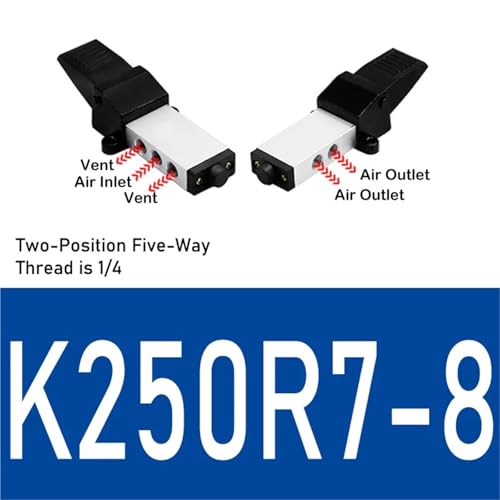 Pneumatic Foot Valve Two-Position Five-Way K25R7-8/15 Two-Position Three-Way K23R7-8 ST402/403 Foot Switch 1/4 3/8"(K250R7-8) von VCSKPHBZZ