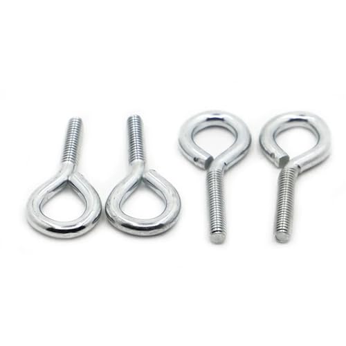 1/5/10 Stück M4 M5 M6 M8 M10 Verzinkter Stahl Augenschraube Bolzen Ringhaken/Hängeringschraube FüR Rolle Des Befestigens Und HäNgens(12mm,M8 1pc) von VCSZYAFX