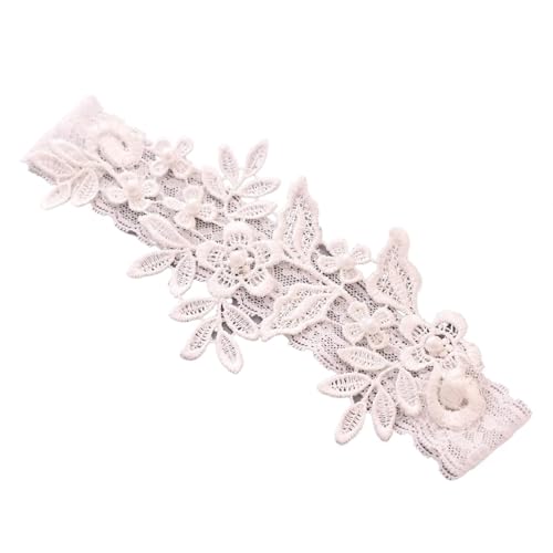 Braut Hochzeits-Strumpfband Hochzeit Strumpfband Spitze bestickt Blume Sexy Strumpfband FüR Hochzeiten, Partys Und Abendessen von VCSZYAFX