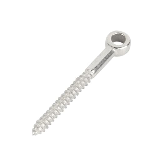 M4/M5/M6/M8/M10 316 Edelstahl Augenform Schrauben Holz Terminal Ring Öse Haken FüR Rolle Des Befestigens Und HäNgens(M10X80,4pcs) von VCSZYAFX