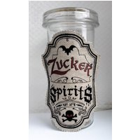Halloween Glasmanschette Banderole Zucker Spirits Verstellbar Bestickt von VCrownKreativTextil