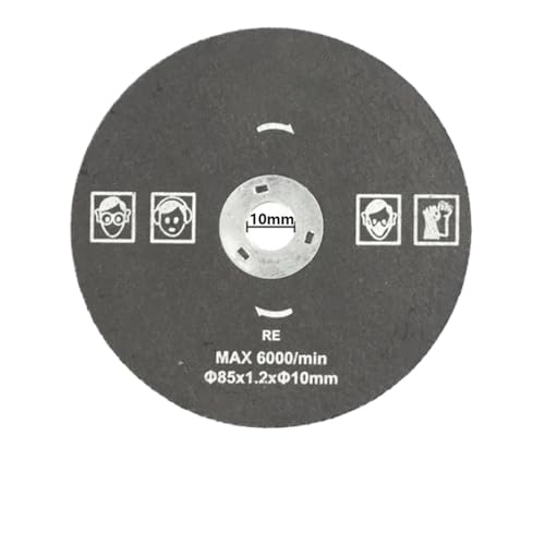 1 stück 85mm Trennscheibe 10mm/15mm Innendurchmesser Rund Harz Schleifscheibe Sägeblatt Neu for Winkelschleifer Hohe Härte(8x10mm) von VDAMTPOGZ