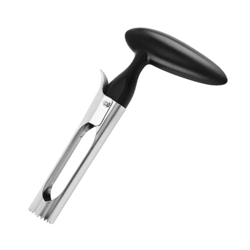 1 stück Edelstahl Apple Corer Obst Samen Core Remover Obst Cutter Seeder Slicer Langlebig Küche Gadgets Gemüse Werkzeuge(Black) von VDAMTPOGZ