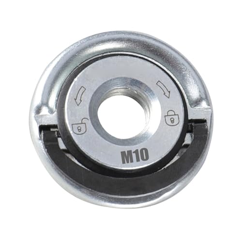 1 stücke/M10 Selbstsichernde Pressplatte Grinder Schnellspannflanschmutter Power Chuck Werkzeuge Universalgewinde Winkelschleifer(M10) von VDAMTPOGZ
