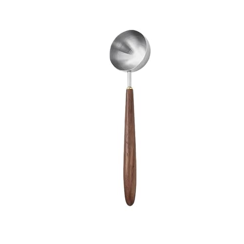 1PC 304 Edelstahl Walnuss Lange Griff Kaffee Pulver Pulver Messlöffel Küche Backen Werkzeuge(L) von VDAMTPOGZ