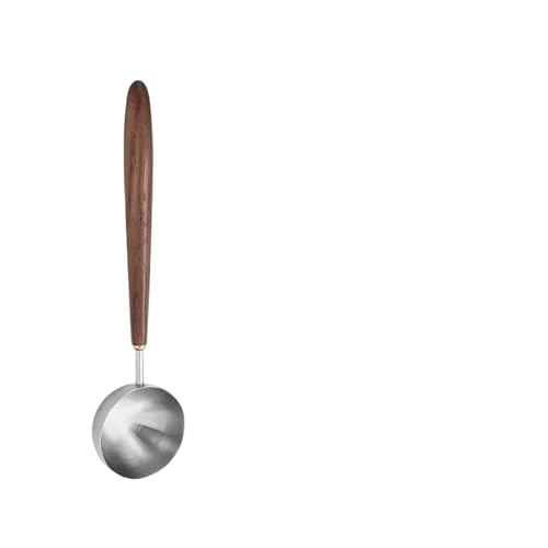1PC 304 Edelstahl Walnuss Langen Griff Kaffeepulver Pulver Messlöffel Küche Backen Werkzeuge Messlöffel(L) von VDAMTPOGZ