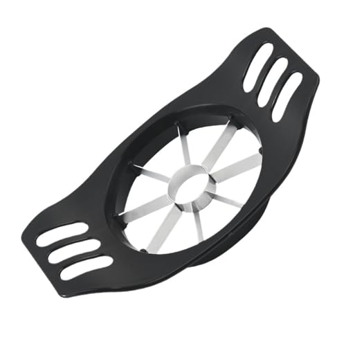 1PC Edelstahl for Apple Cutter Küche Gadgets Komfort Griff Teiler Gemüse Obst Werkzeuge(Black) von VDAMTPOGZ