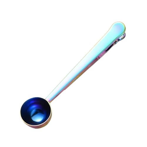 1PC Multifunktionale Zwei-in-Eins Edelstahl Kaffee Löffel Snack Tasche Versiegelung Clip(MULTI) von VDAMTPOGZ