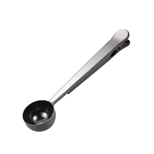1pc-Kaffee messlöffel multifunktionale lebensmittel abdichtung clip gewürz milch pulver messlöffel backen(Black) von VDAMTPOGZ