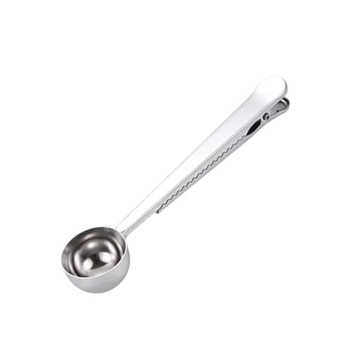 1pc-Kaffee messlöffel multifunktionale lebensmittel abdichtung clip gewürz milch pulver messlöffel backen(Silver) von VDAMTPOGZ