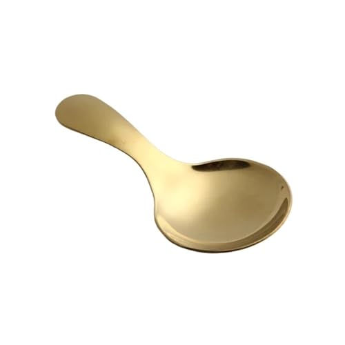 2 Stück Mini-Löffel aus 304 Edelstahl/for Eis, Zucker, Salz, Gewürze/Löffel mit kurzem Griff for Tee und(A-G) von VDAMTPOGZ