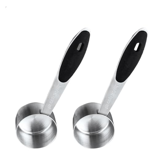 30 ml Edelstahl Mess Pulver Pressen Löffel 1/8 Kaffee Löffel(2Pcs) von VDAMTPOGZ