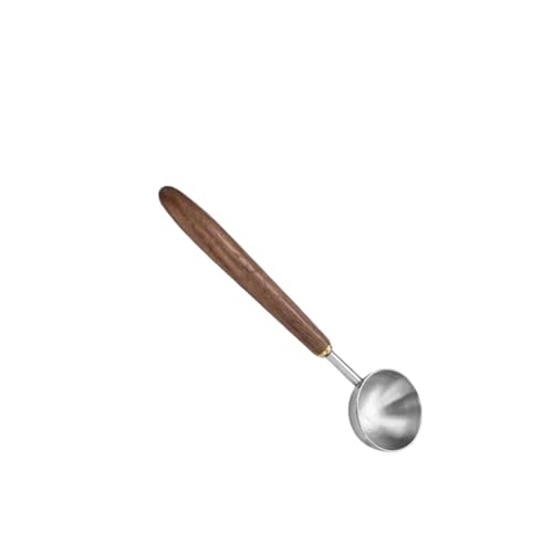 4/8/25 ml Holzgriff Edelstahl Esslöffel Mess Walnuss Holz Lange Griff(8ml) von VDAMTPOGZ