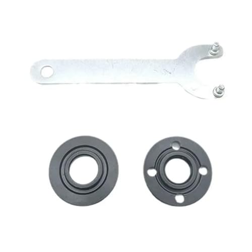5/8-11 Gewinde Winkelschleifer Metall Druckplattenschlüssel Innen Außen Kompatibel for Flanschmutternsatz Werkzeug for Winkelschleifer Elektrowerkzeug Zubehör(With wrench) von VDAMTPOGZ