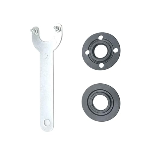 5/8 Zoll Gewinde Winkelschleifer Metall Druckplatte Mit Schraubenschlüssel Flanschmutter Ersatzsatz Werkzeuge Spindelgewindeteile von VDAMTPOGZ